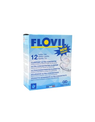 Flocculante FLOVIL 12 pastiglie 132 gr